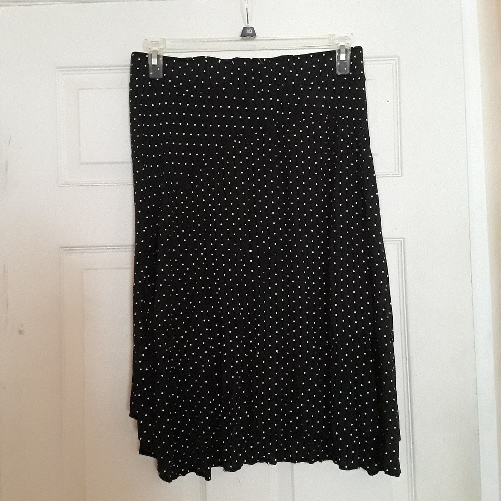 New Charlotte Black with Dots Medium Skirt